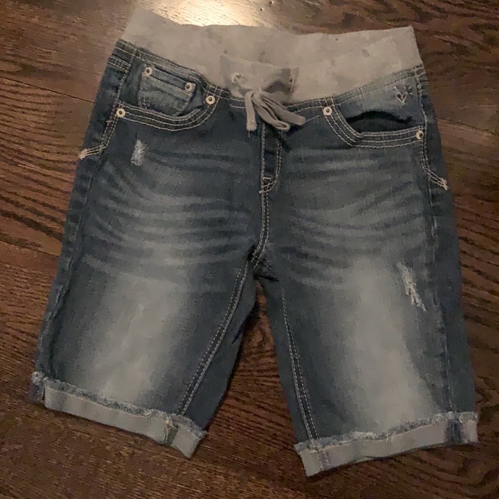 Justice denim shorts size 14R
